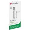 Дата кабель USB 2.0 AM to Micro 5P 1.0m green Cellularline (USBDATACMICROUSBG) изображение 2