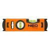 Уровень Neo Tools алюминиевый 20 см, 2 вiчка (71-030)