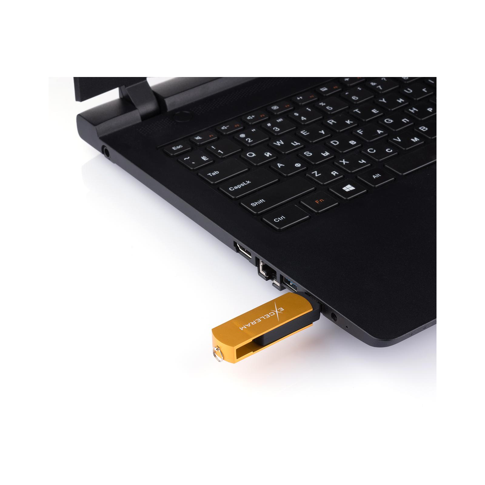 USB флеш накопичувач eXceleram 16GB P2 Series Gold/Black USB 2.0 (EXP2U2GOB16) зображення 7