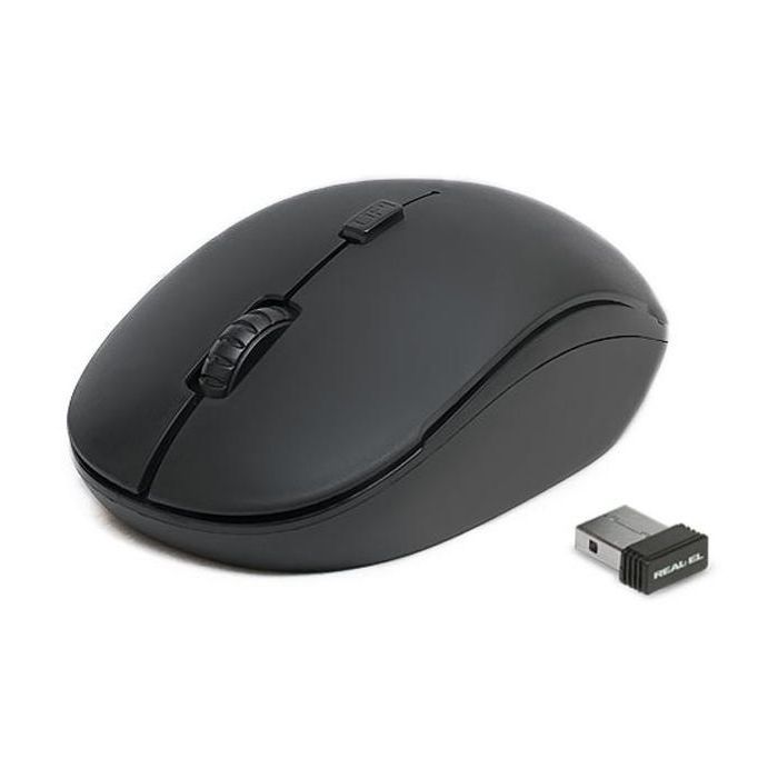 Мышка REAL-EL RM-301 black