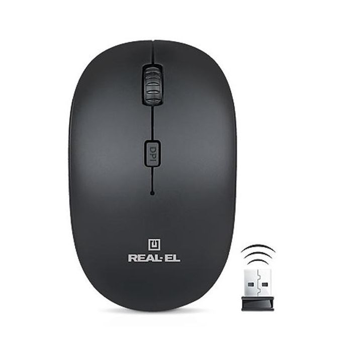 Мышка REAL-EL RM-301 black изображение 2