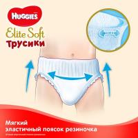 Подгузники Huggies Elite Soft Pants M размер 3 (6-11 кг) Mega 54 шт (5029053546995) изображение 4