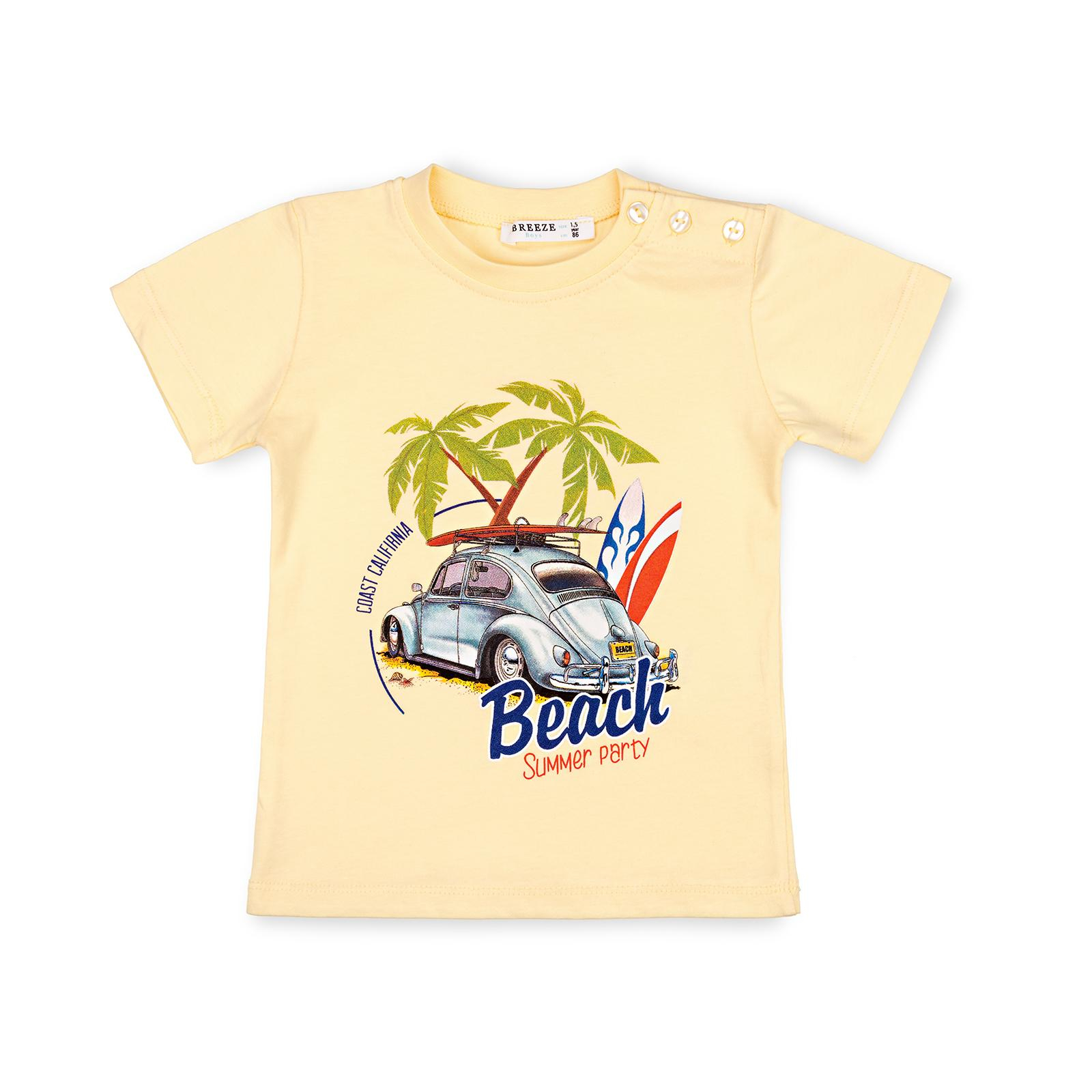 Набор детской одежды Breeze с машинкой (10940-92B-yellow) изображение 2