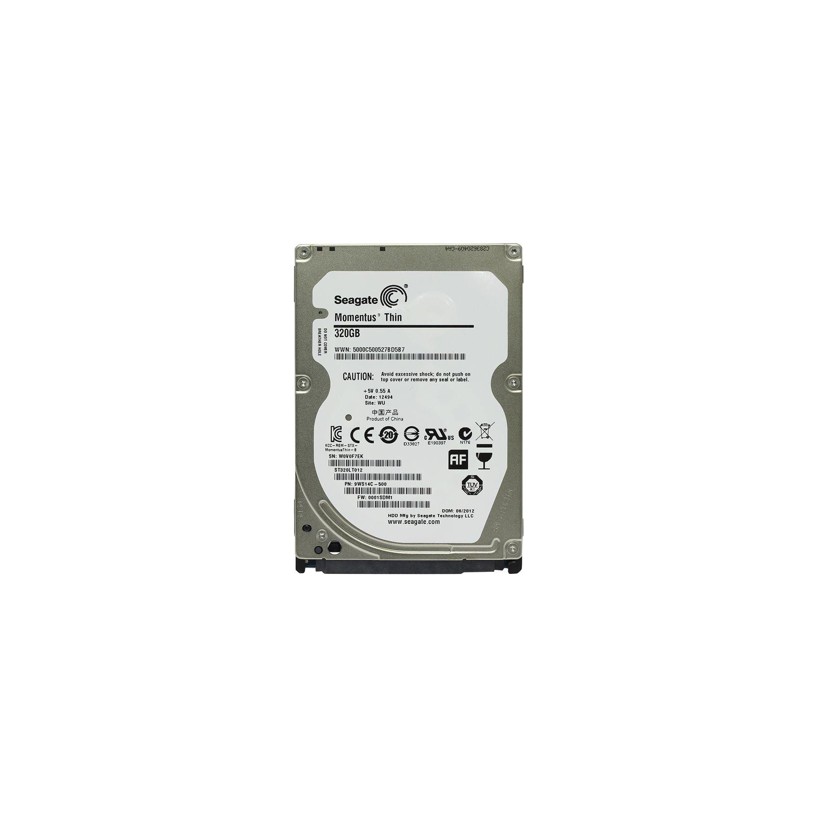 Жорсткий диск для ноутбука 2.5" 320GB Seagate (# ST320LT012-FR #)