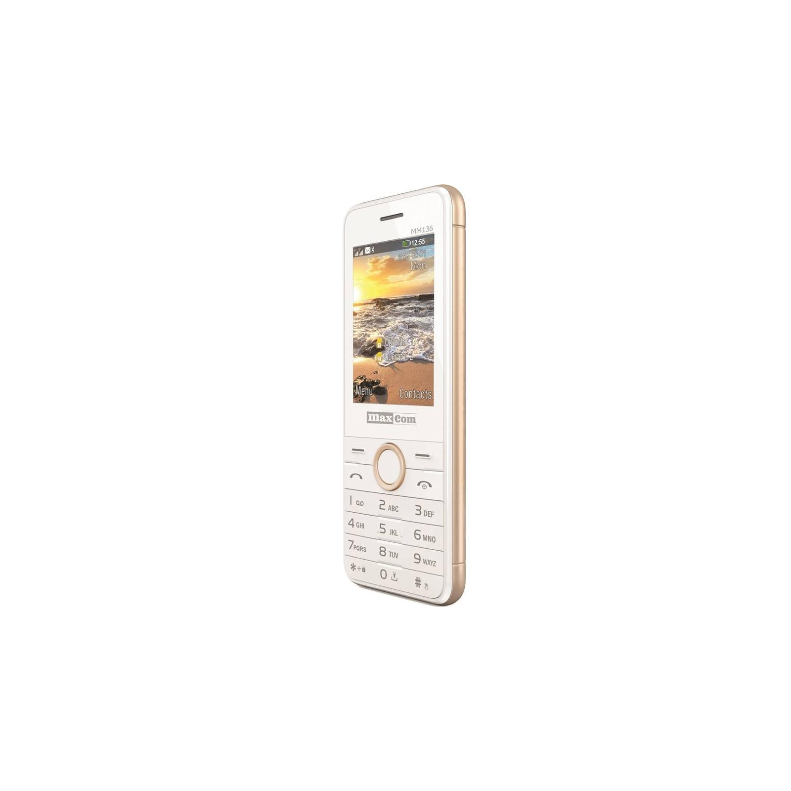 Мобільний телефон Maxcom MM136 White-Gold (5908235973500) зображення 3