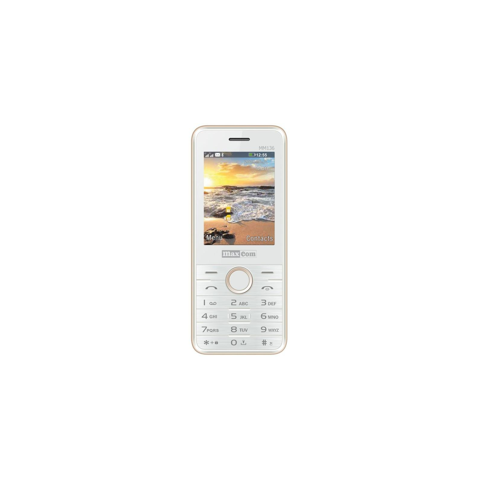 Мобільний телефон Maxcom MM136 Black-SIlver (5908235973524)