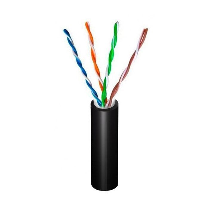 Кабель сетевой FinMark UTP CAT5e 4P 24AWG PE B 305m Pull Box внешний (049316)