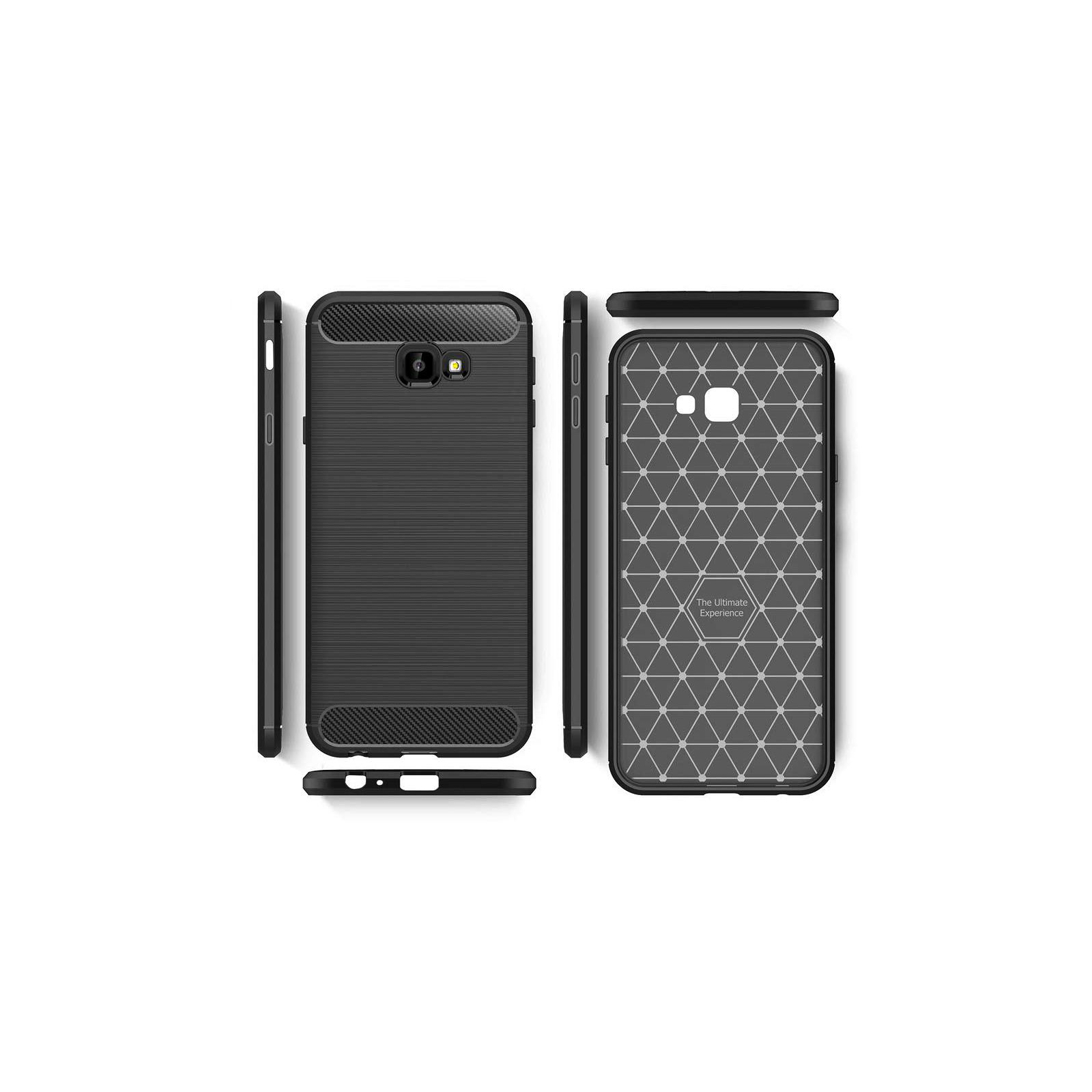 Чехол для мобильного телефона Laudtec для Samsung J4 Plus/J415 Carbon Fiber (Black) (LT-J415F) изображение 3