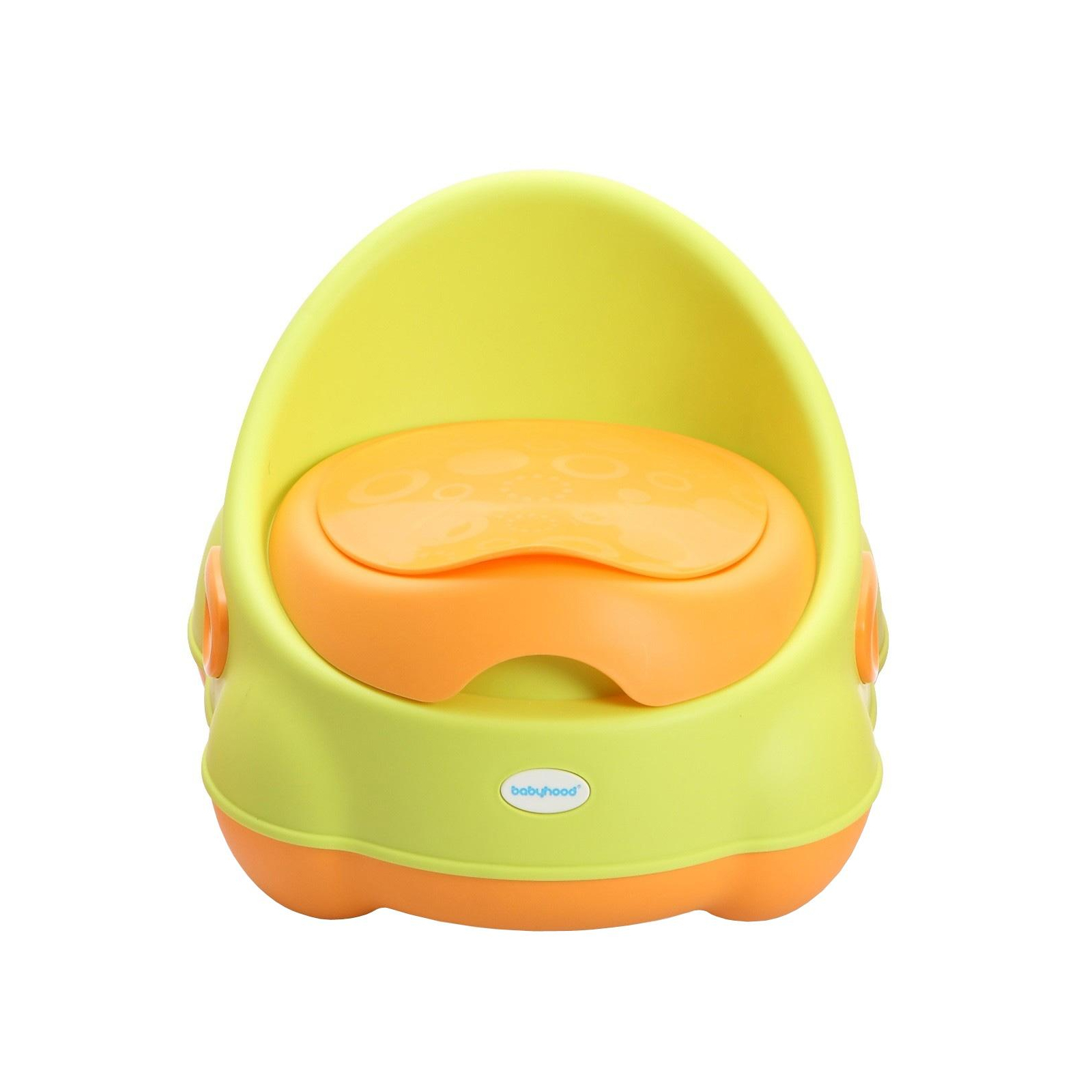 Горщик Babyhood зелено-помаранчевий (BH-112G) зображення 2