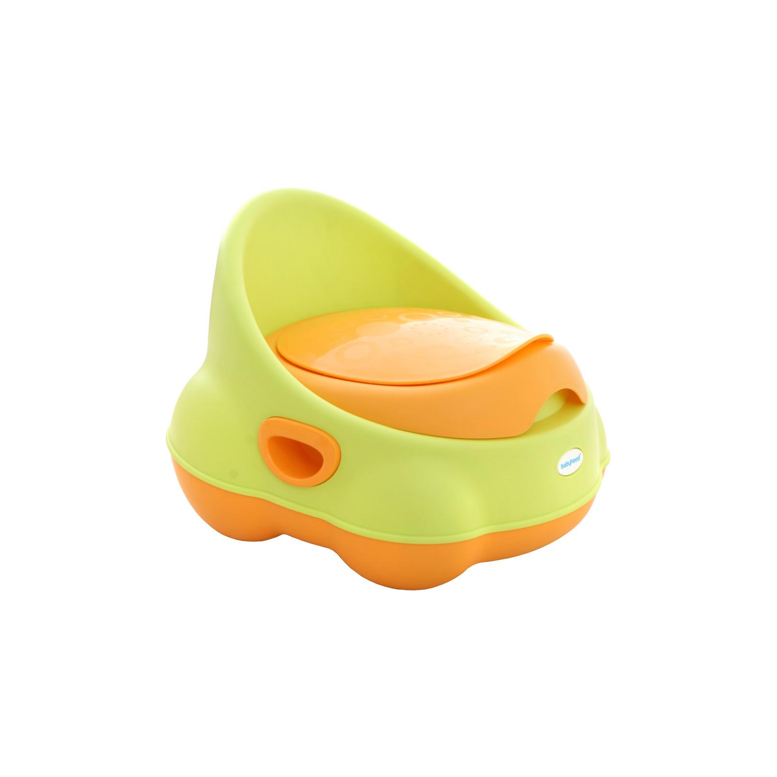 Горщик Babyhood зелено-помаранчевий (BH-112G)