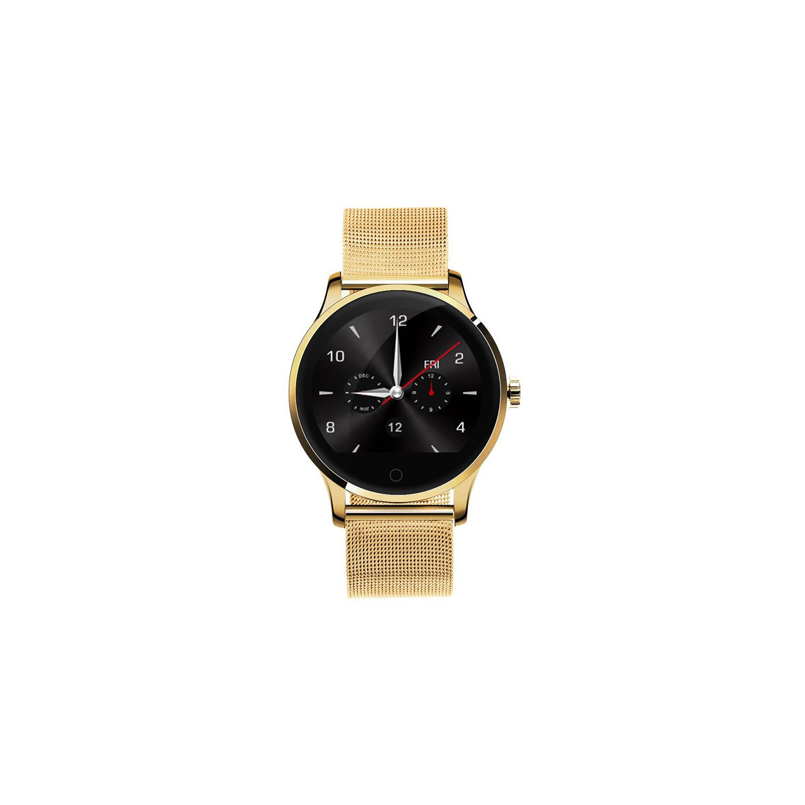 Смарт-часы UWatch K88H Brown Leather Strap (F_59769)