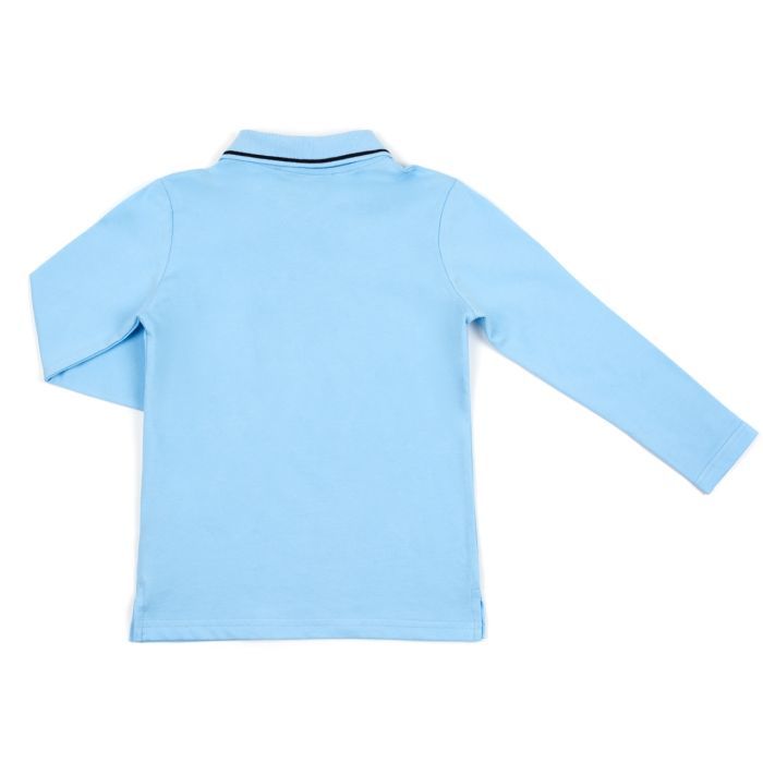 Кофта дитяча A-Yugi поло з довгим рукавом (6008-164B-blue) зображення 2