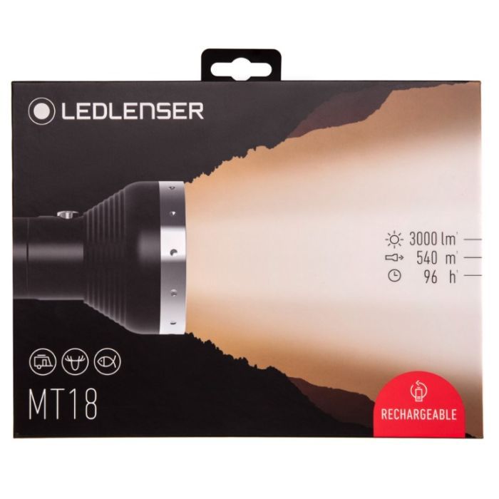 Фонарь LedLenser MT18 "Outdoor", заряжаемый,3000/600/30 лм (500847) изображение 6