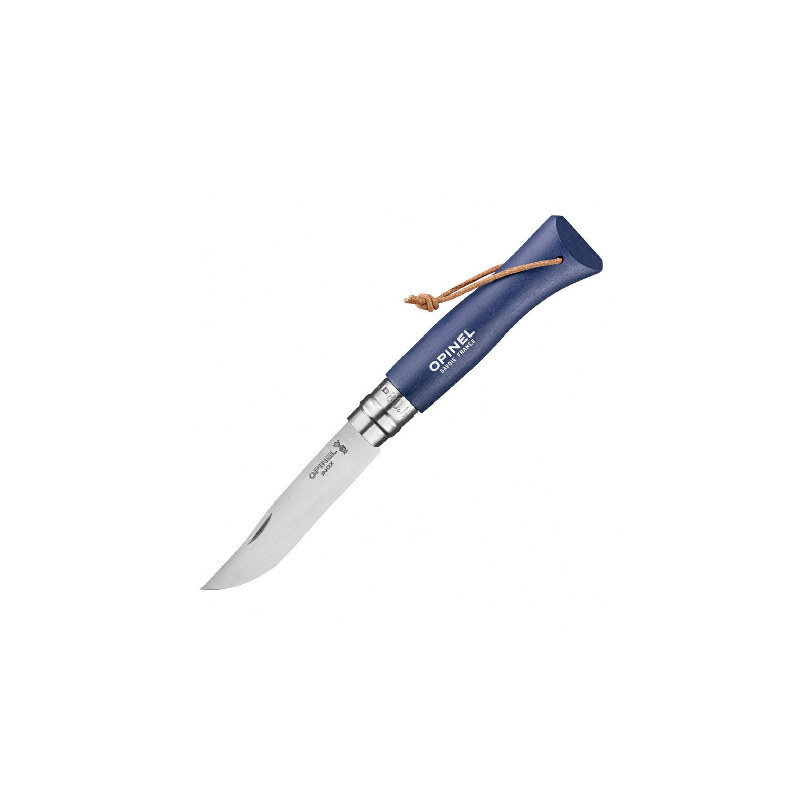 Нож Opinel №8 Inox VRI Trekking темно-синий, без упаковки (002212)