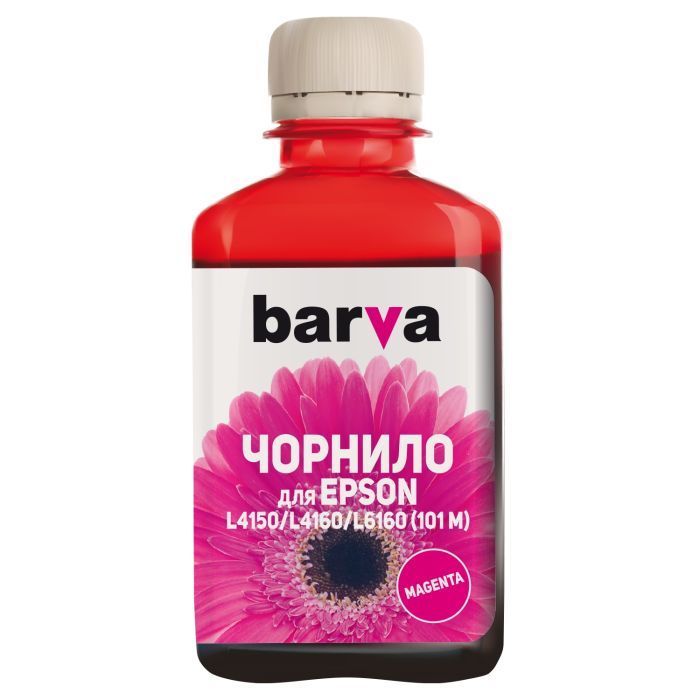 Чернила Barva EPSON L4150/L4160 (101) 1л MAGENTA (E101-609)