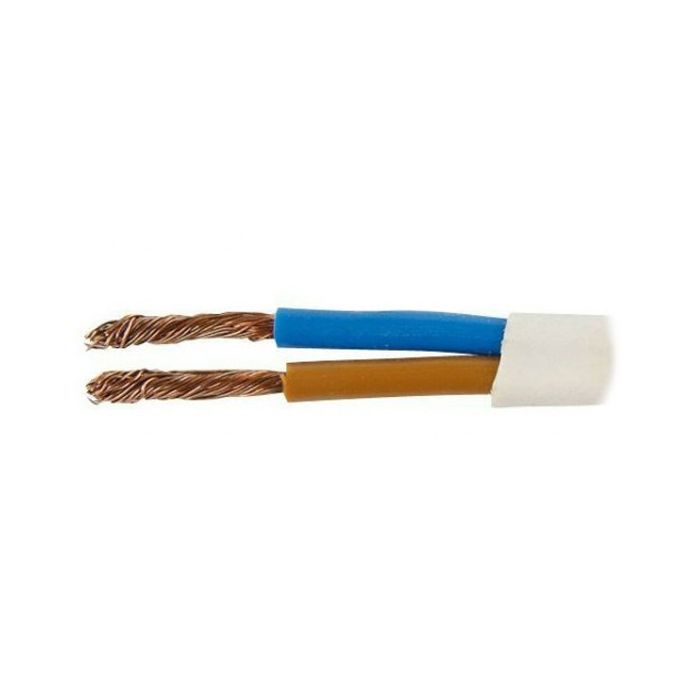 Кабель силовий ЗЗКМ 2х1.5 кв.мм гибкий, плоский, 100м (ШВВП 2x1,5 ECG)