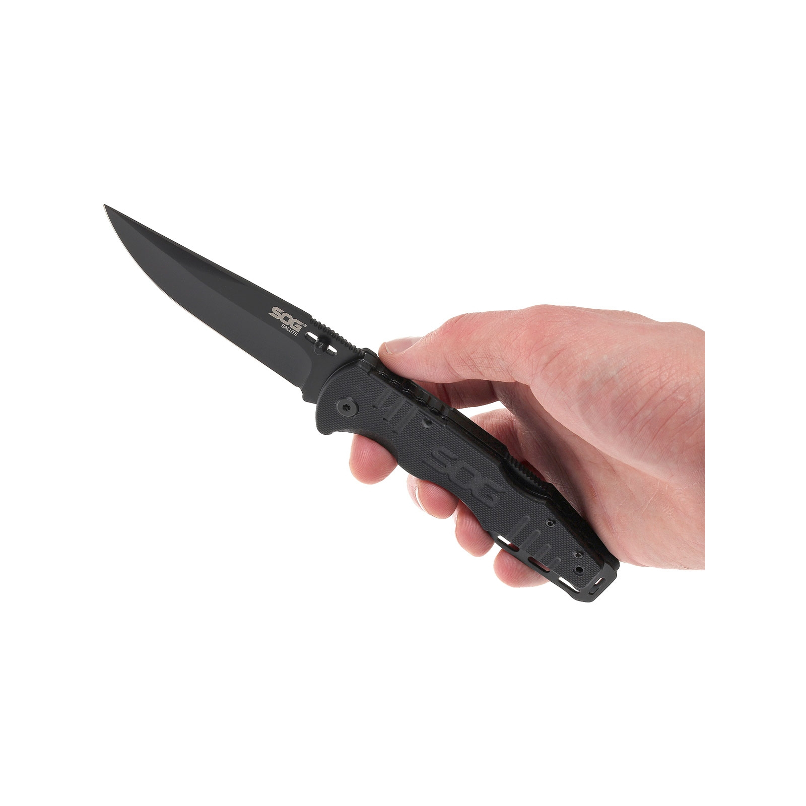 Нож SOG Salute Black Blade (FF11-CP) изображение 8