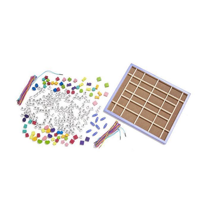 Набір для творчості Melissa&Doug Набір бусин Алфавіт (MD13774) зображення 2