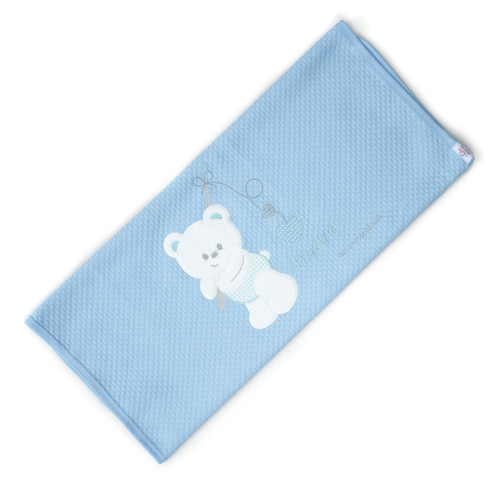 Дитяча ковдра Breeze з ведмедиком (64291-blue)