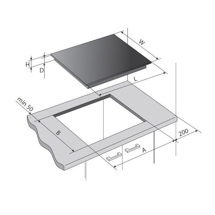 Варочна поверхня Pyramida VCH X 642 (VCHX642) зображення 3