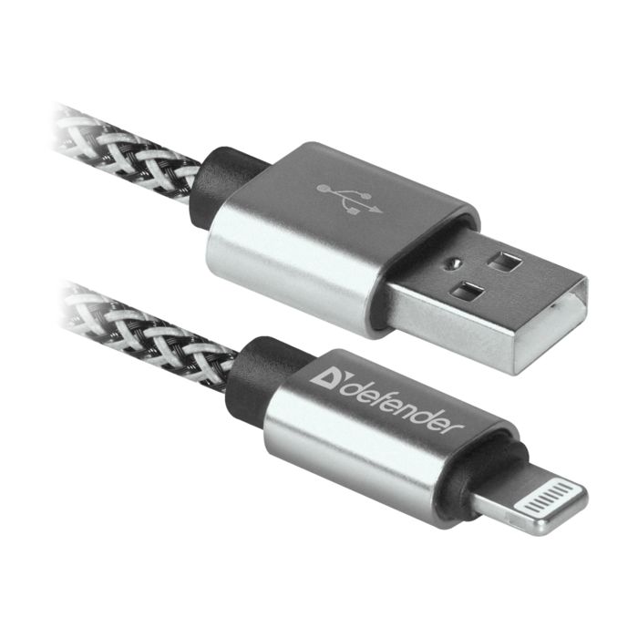 Дата кабель USB 2.0 AM to Lightning 1.0m ACH01-03T PRO Red Defender (87807)