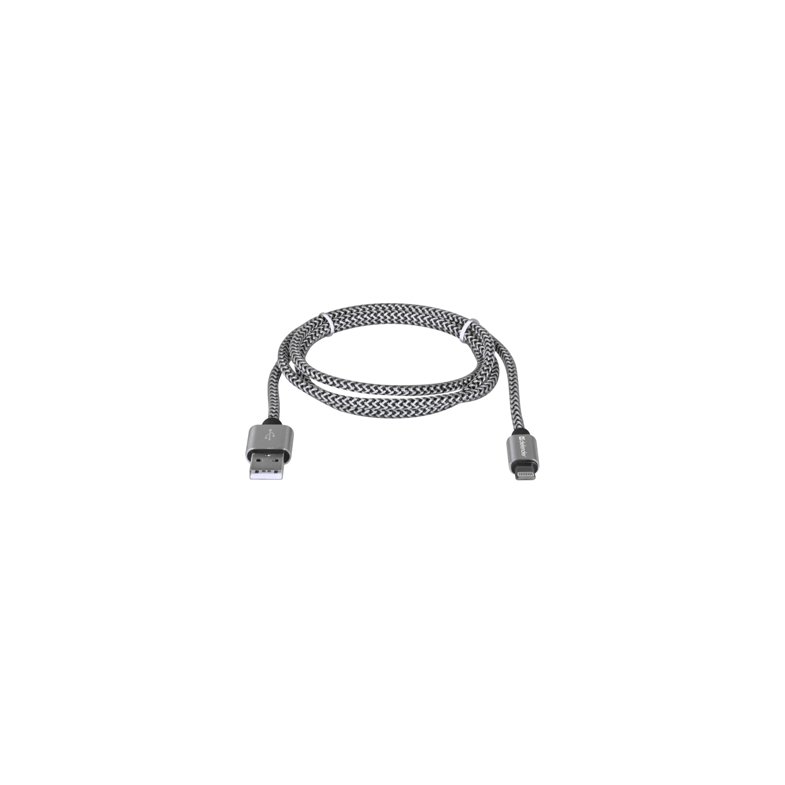 Дата кабель USB 2.0 AM to Lightning 1.0m ACH01-03T PRO Black Defender (87808) зображення 2