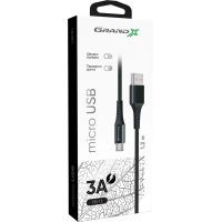 Дата кабель USB 2.0 AM to Micro 5P 1.2m Grand-X (FM-12B) изображение 4