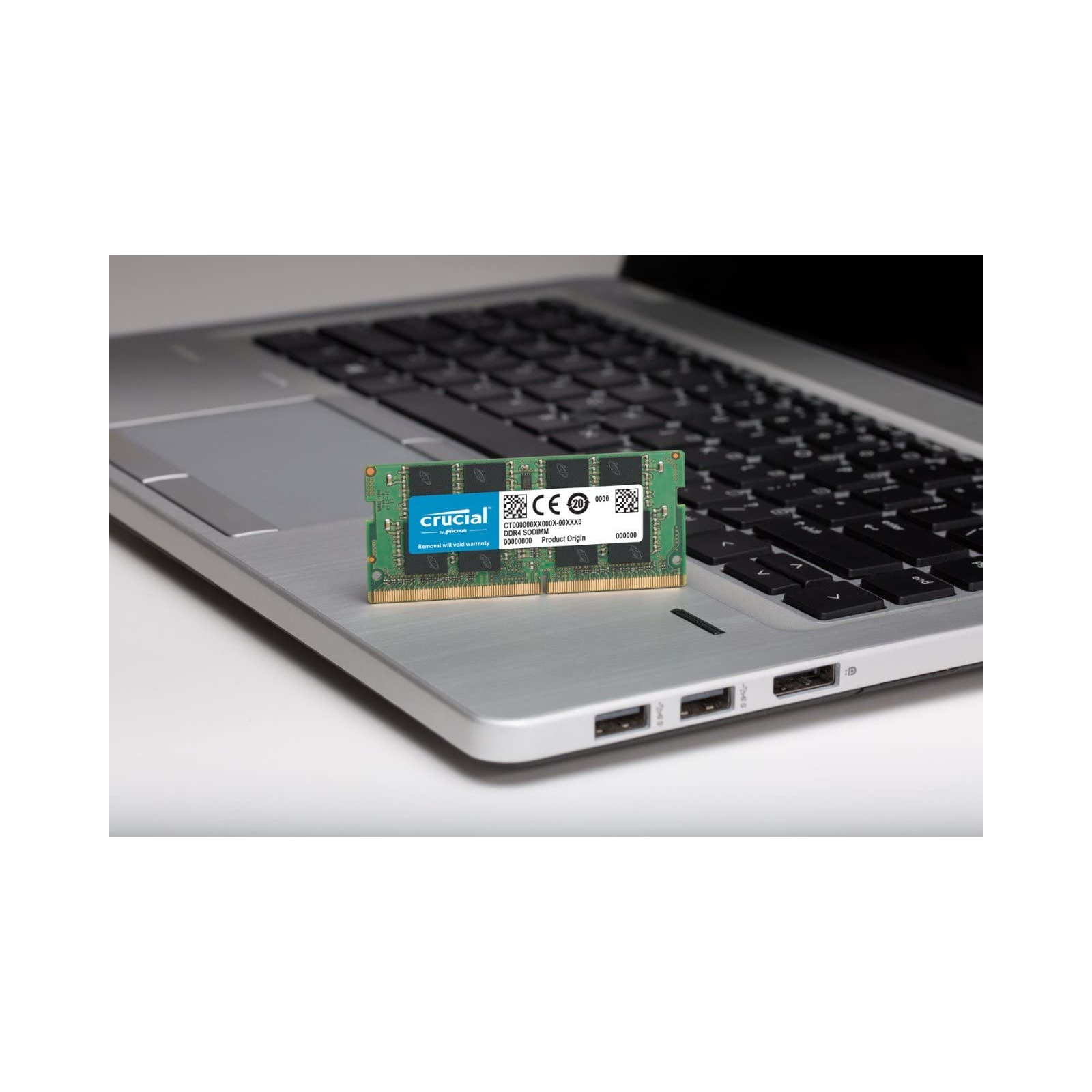 Модуль памяти для ноутбука SoDIMM DDR4 32GB 3200 MHz Micron (CT32G4SFD832A) изображение 4