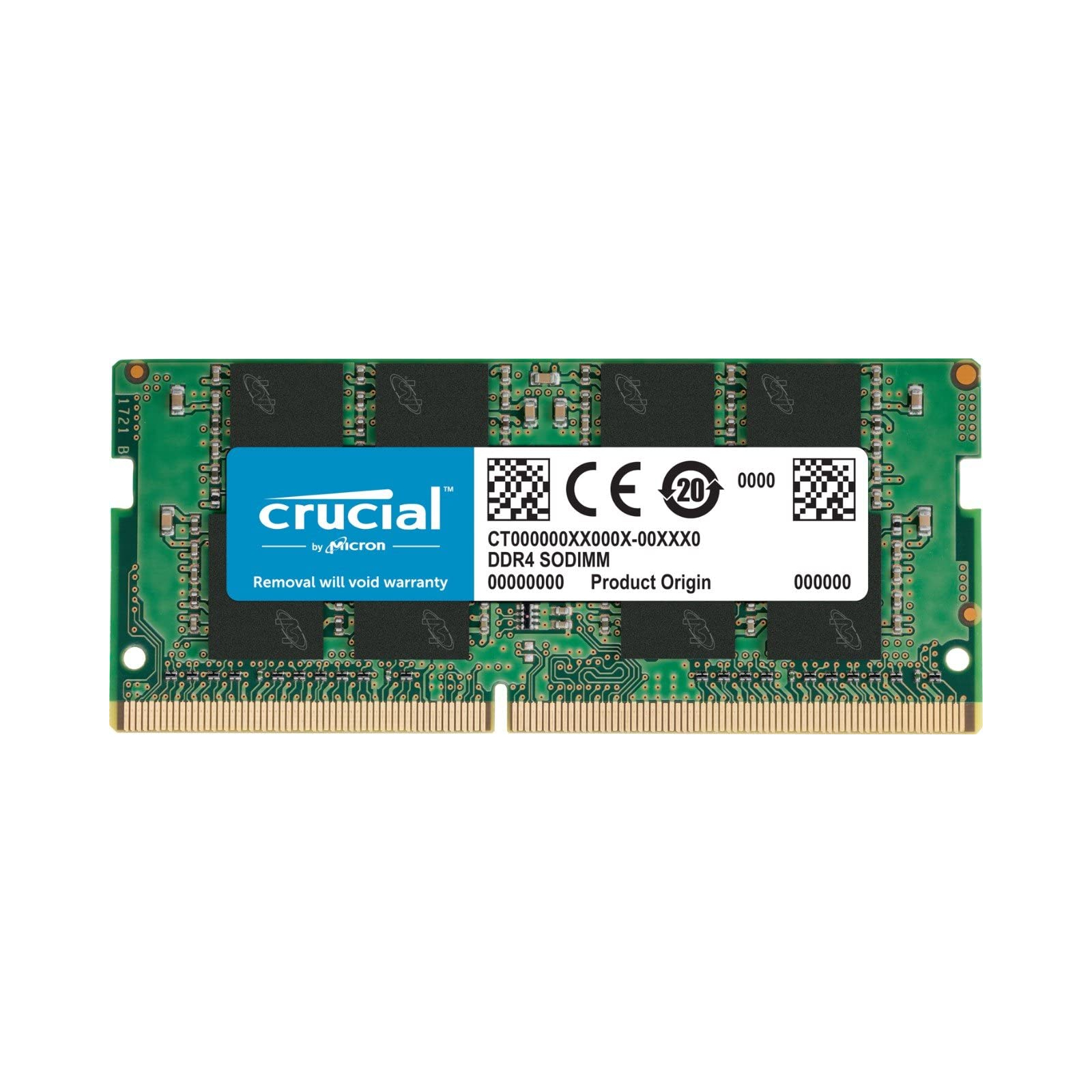 Модуль пам'яті для ноутбука SoDIMM DDR4 32GB 3200 MHz Micron (CT32G4SFD832A)