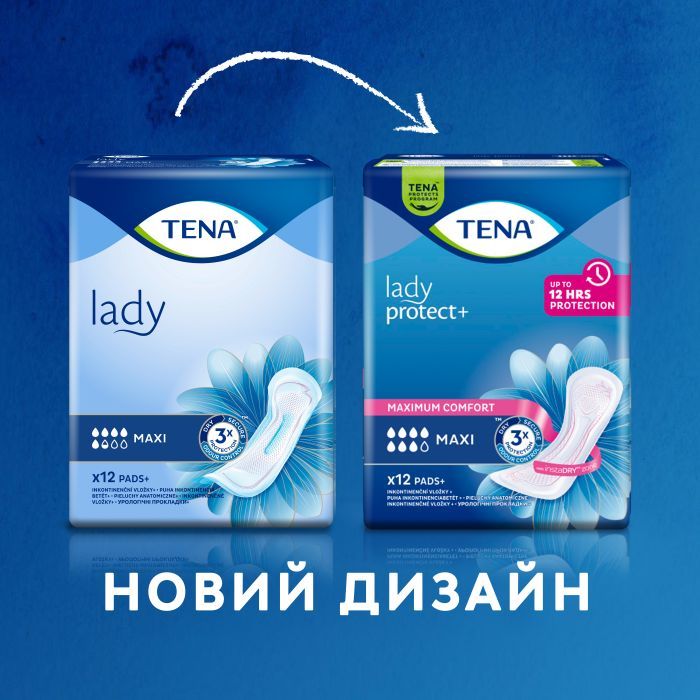 Урологічні прокладки Tena Lady Maxi 12 шт. (7322540593143) зображення 3