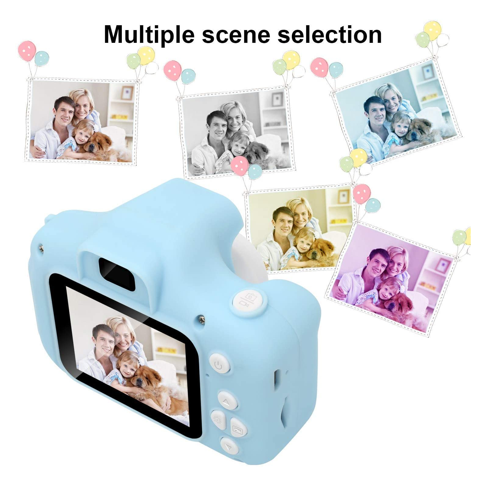 Интерактивная игрушка XoKo Цифровой детский фотоаппарат розовый (KVR-001-PN) изображение 7
