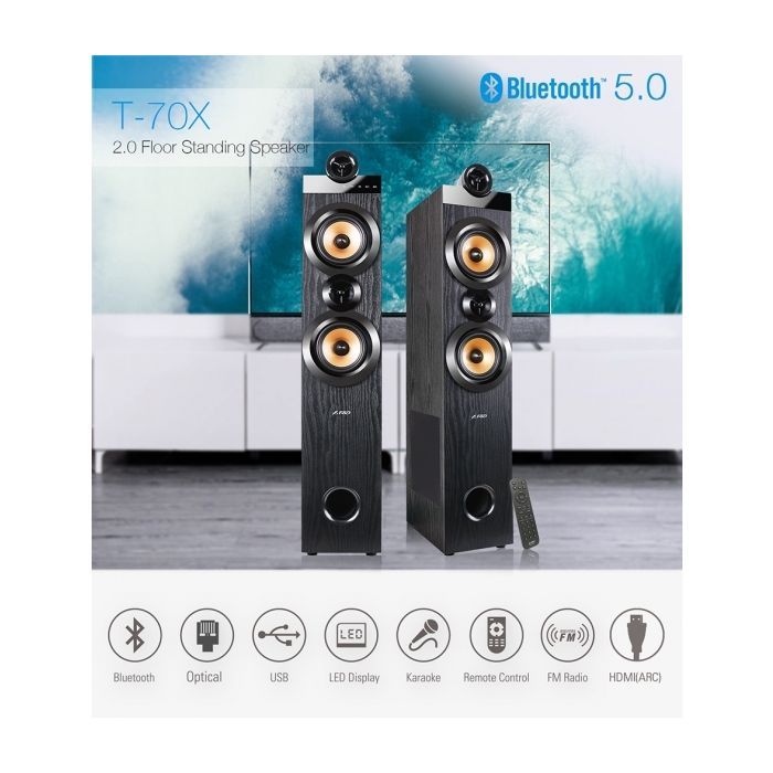 Акустична система F&D T-70X Black зображення 2