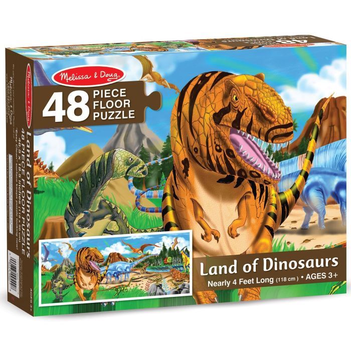 Пазл Melissa&Doug Мега "Краіна динозаврів", 48 елементів (MD10442) зображення 4