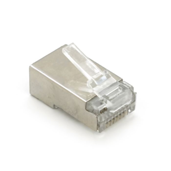 Коннектор RJ45 cat.6 FTP, экранированный, 50 шт упаковка Merlion (RJ45ML-2-50-CAT6-FTP / 10566)