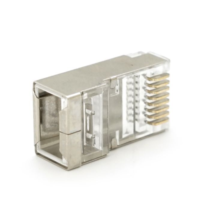 Коннектор RJ45 cat.6 FTP, экранированный, 50 шт упаковка Merlion (RJ45ML-2-50-CAT6-FTP / 10566) изображение 2