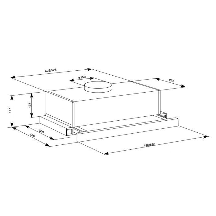Вытяжка кухонная Eleyus LOTUS 1000 60 BL изображение 12