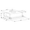 Вытяжка кухонная Eleyus LOTUS 1000 60 BL изображение 12