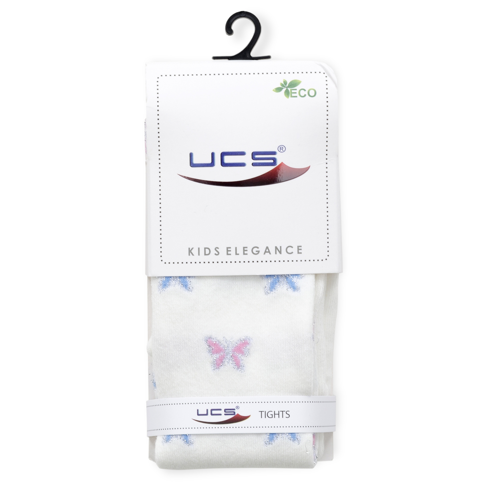 Колготки UCS Socks з метеликами (M0C0301-2110-3G-white) зображення 2
