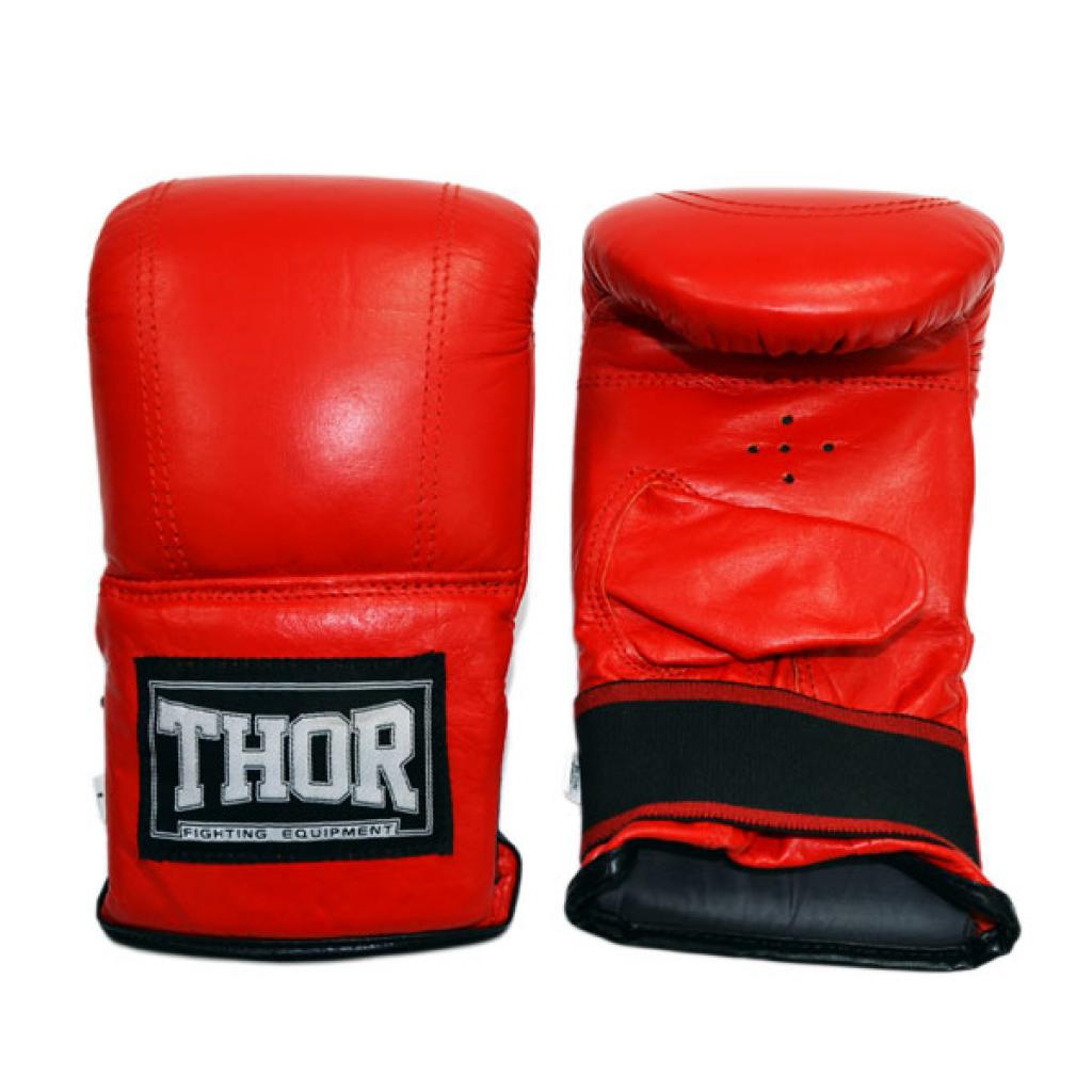 Снарядные перчатки Thor 606 XL Red (606 (Leather) RED XL) изображение 2