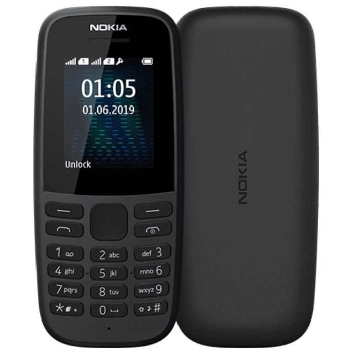 Мобильный телефон Nokia 105 SS 2019 (no charger) Black (16KIGB01A19) изображение 2