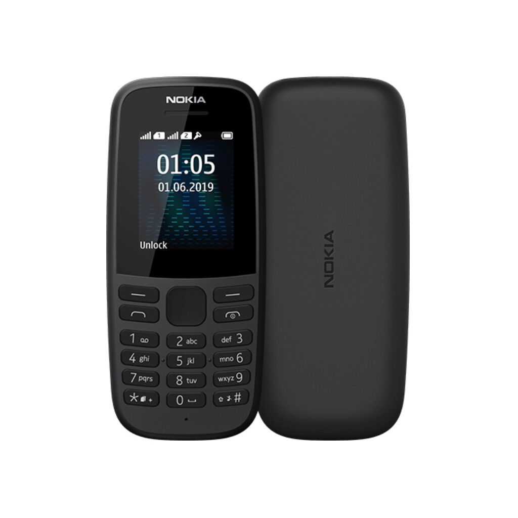 Мобильный телефон Nokia 105 SS 2019 (no charger) Black (16KIGB01A19) изображение 2