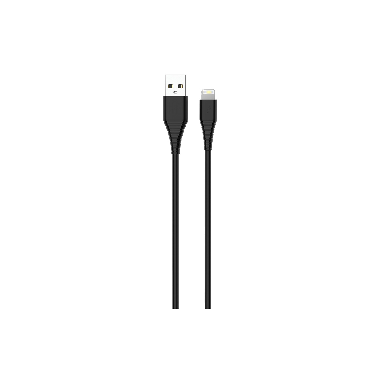 Дата кабель USB 2.0 AM to Lightning 1.0m black ColorWay (CW-CBUL024-BK) изображение 2