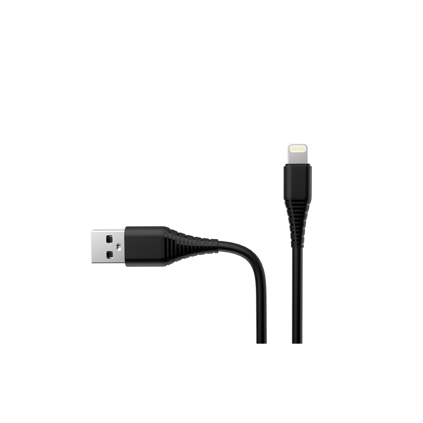 Дата кабель USB 2.0 AM to Lightning 1.0m black ColorWay (CW-CBUL024-BK) изображение 3