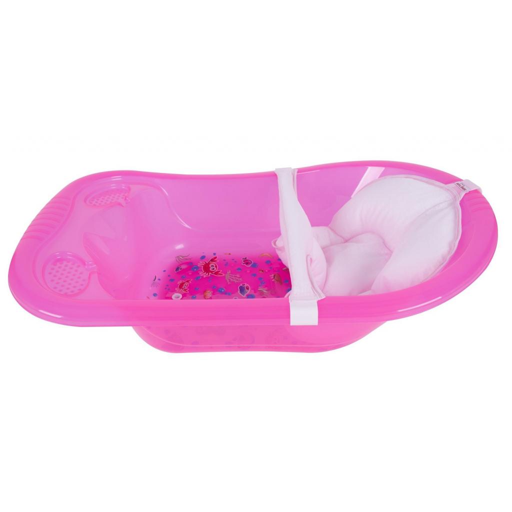 Сиденье для ванны Sevi Bebe гамак для детской ванночки Розовый (8692241869021) изображение 2