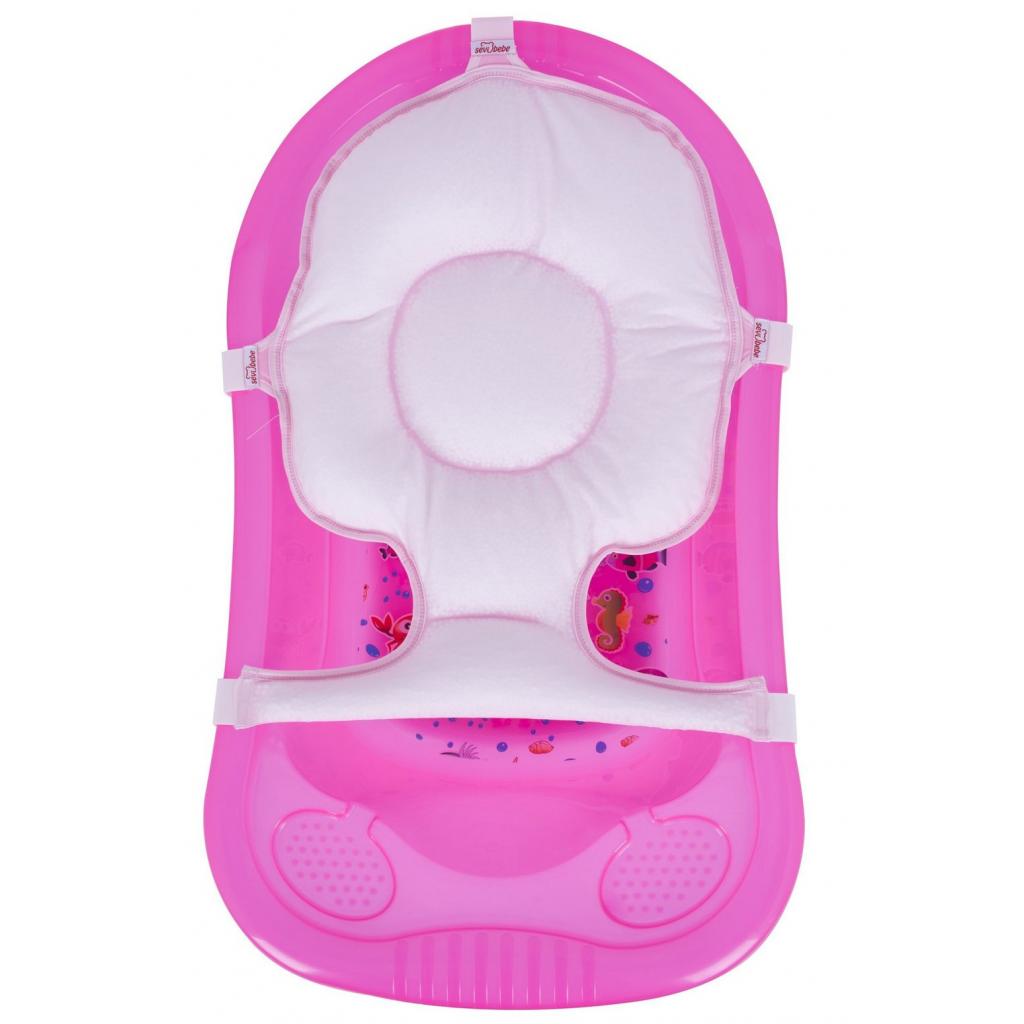 Сидіння у ванну Sevi Bebe гамак для дитячої ванночки Рожевий (8692241869021)