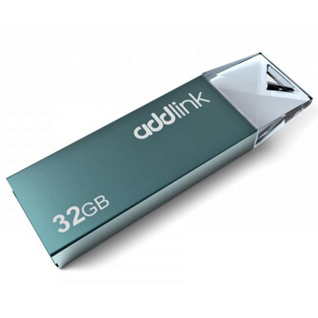 USB флеш накопичувач AddLink 32GB U10 Gray USB 2.0 (ad32GBU10G2) зображення 2