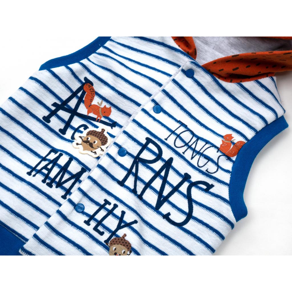 Набір дитячого одягу Tongs з жилетом (2824-80B-blue) зображення 7