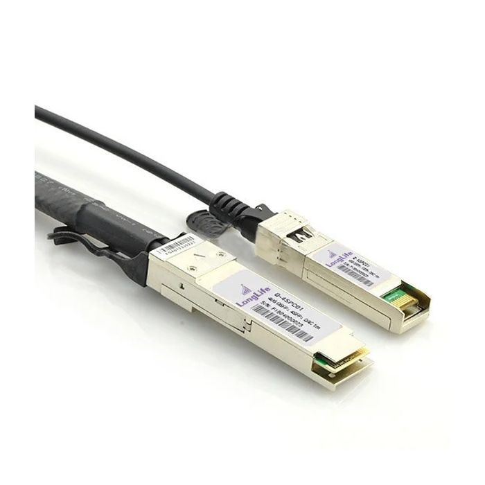 Оптический патчкорд Alistar DAC-QSFP-4SFP+-1M изображение 2