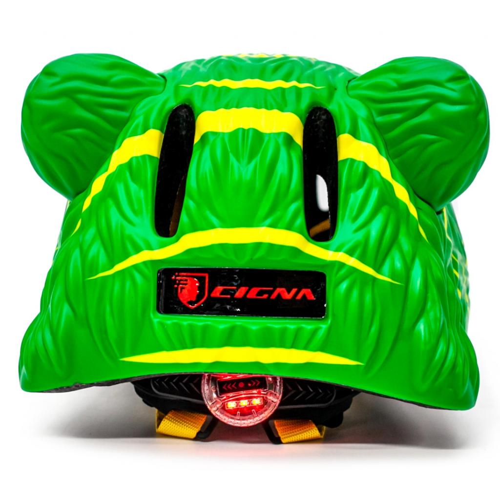 Шлем Cigna Зеленый тигр 49-55 см (3-8 лет) (HEAD-044) изображение 4