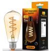 Лампочка Videx Filament ST64FASD 5W E27 2200K 220V (VL-ST64FASD-05272) изображение 2